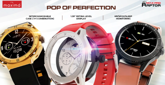 Elevate Your Lifestyle with the Maxima Max Pro Raptor Smartwatch: A Fusion of Innovation and Style