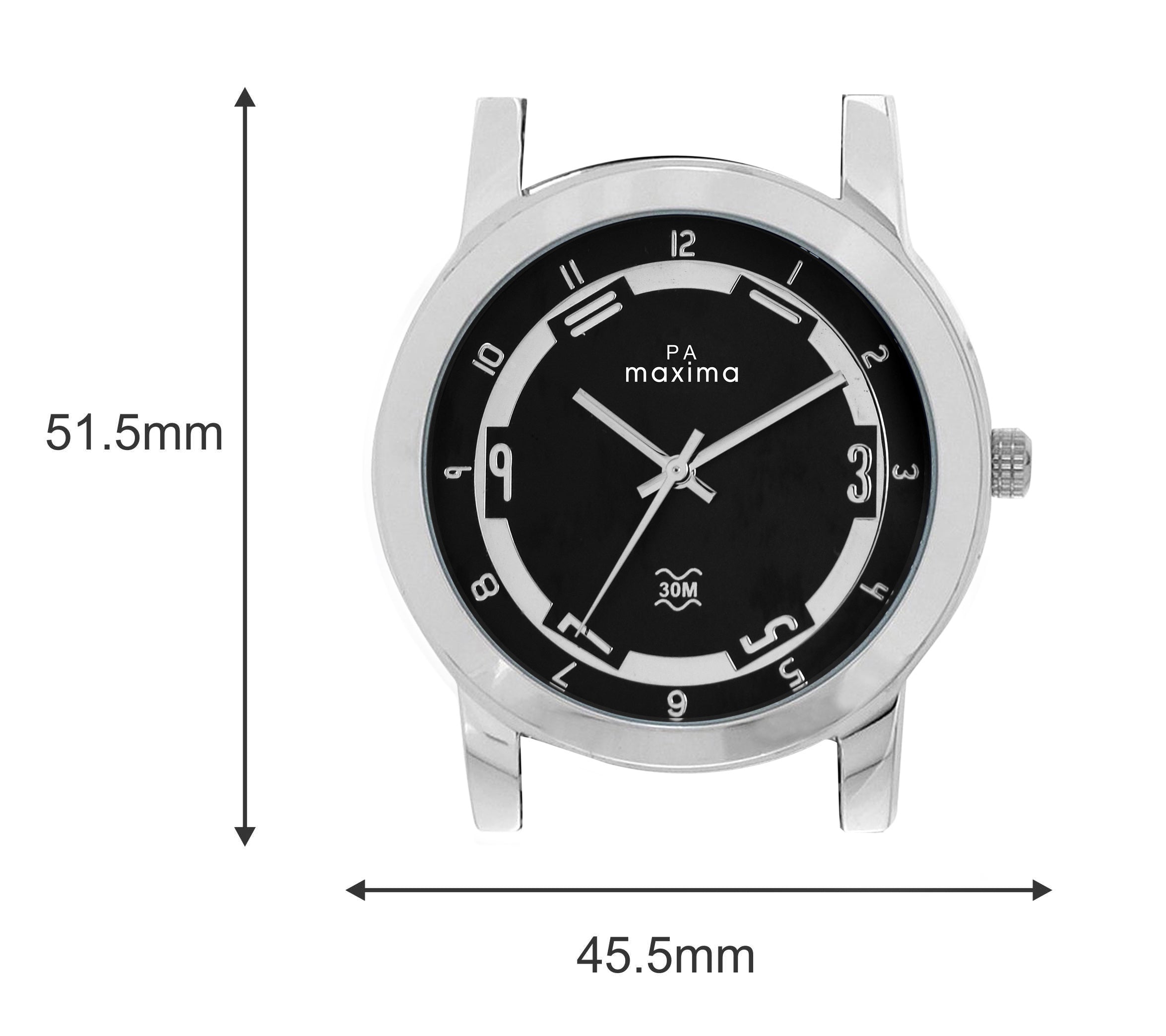 Maxima ATTIVO Men Black Dial Analogue Watch - 20986CMGI