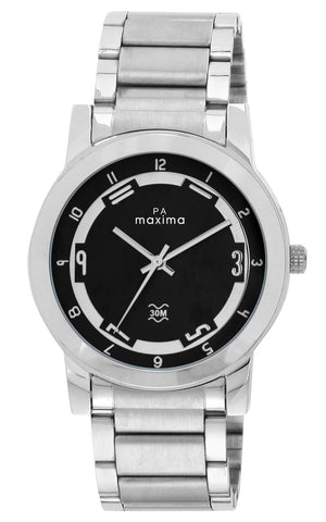 Maxima ATTIVO Men Black Dial Analogue Watch - 20986CMGI