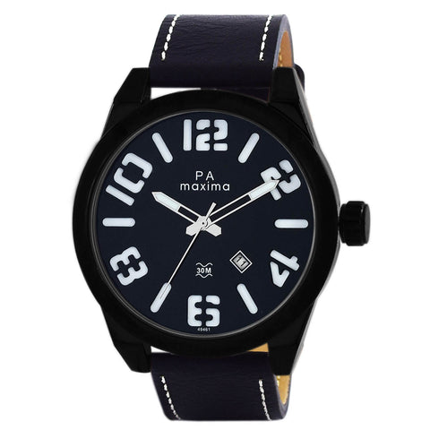 Maxima ATTIVO Men Black Dial Analogue Watch - 49461LAGB