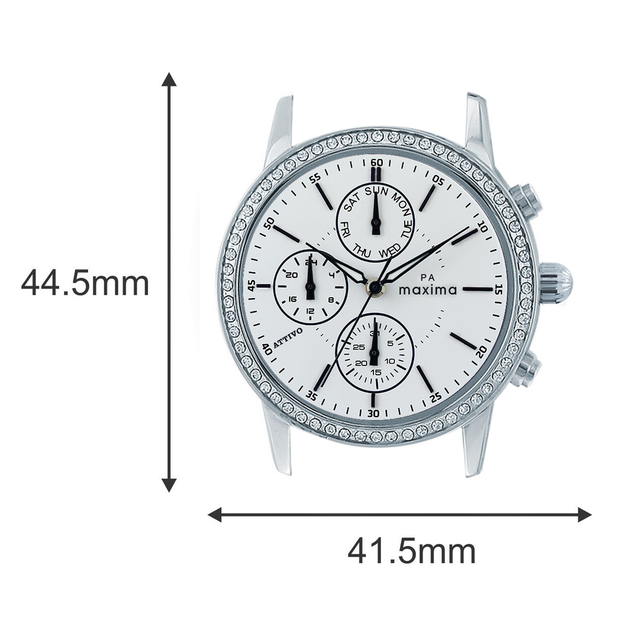 Maxima ATTIVO Women White Dial Analogue Watch - 58458LMLI