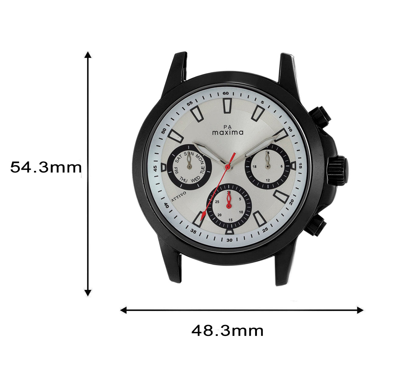 Maxima ATTIVO Men Silver Dial Analogue Watch - 59680LMGB