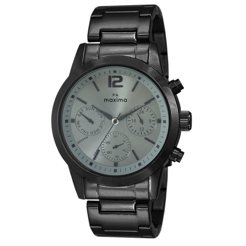 Maxima ATTIVO Men Grey Dial Analogue Watch - 64383CMGB