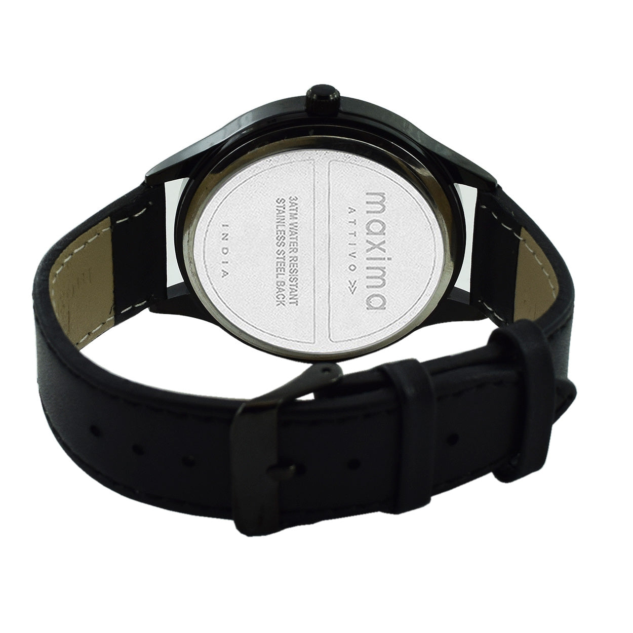 Maxima ATTIVO Men Black Dial Analogue Watch - 66281LMGB
