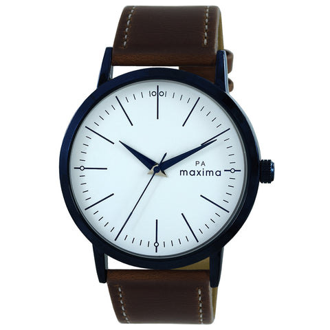 Maxima ATTIVO Men White Dial Analogue Watch - 66361LMGG