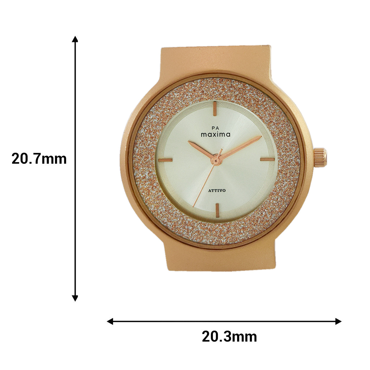 Maxima ATTIVO Women Silver Dial Analogue Watch - 66530CMLR