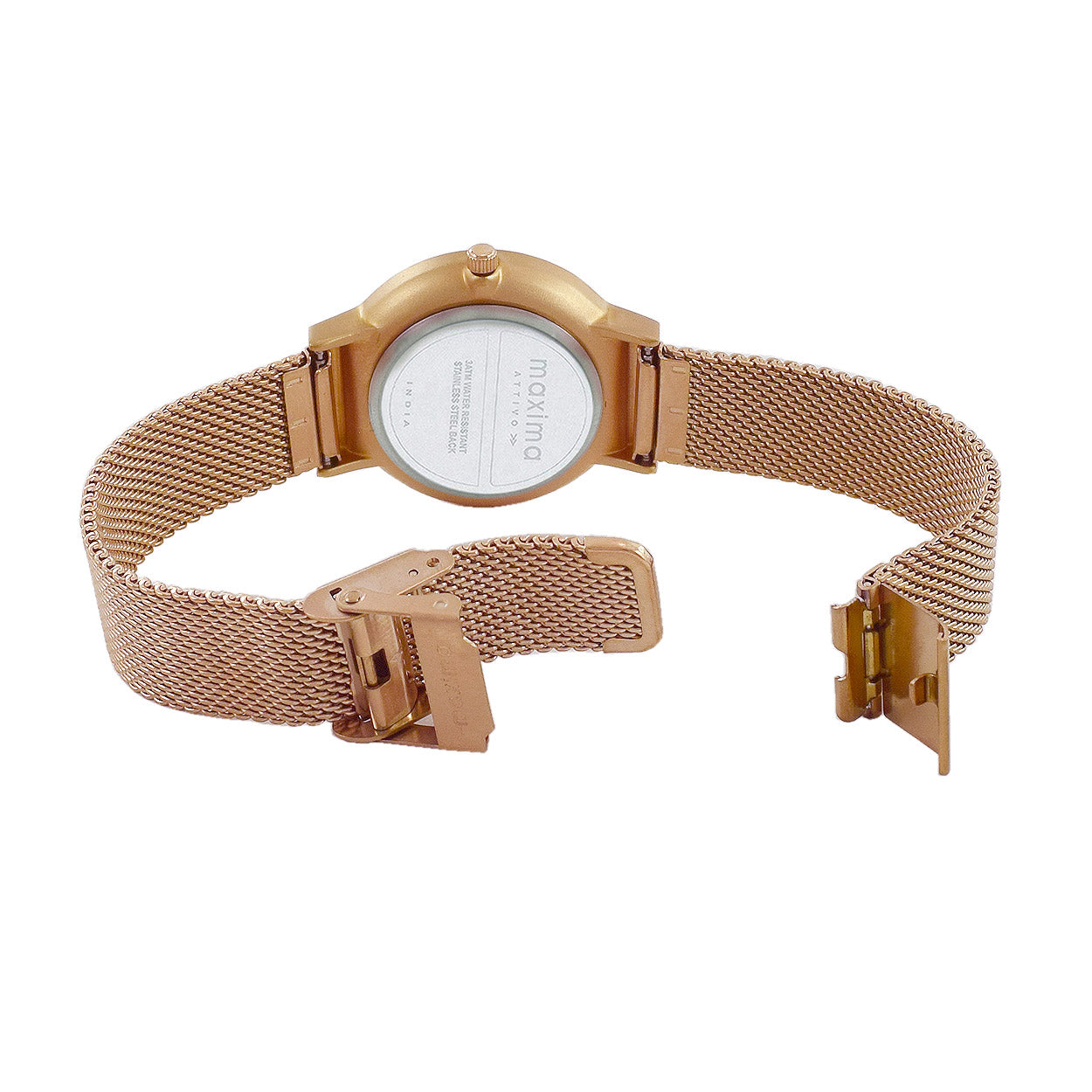 Maxima ATTIVO Women Silver Dial Analogue Watch - 66530CMLR