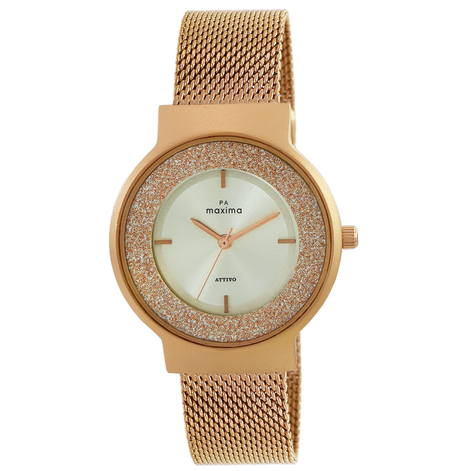 Maxima ATTIVO Women Silver Dial Analogue Watch - 66530CMLR