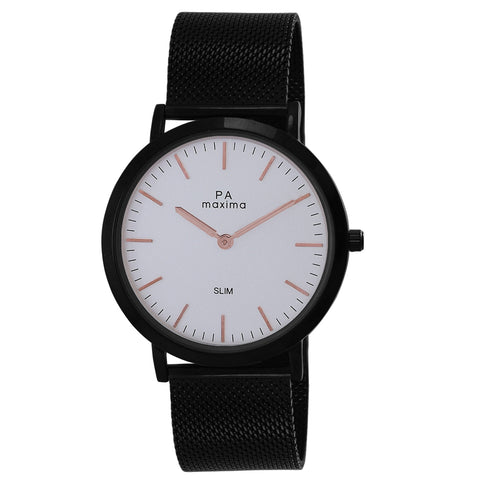 Maxima ATTIVO Men White Dial Analogue Watch - 67911CMGB