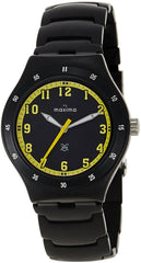 Maxima ALUMINIUM Men Black Dial Analogue Watch - 23795CMGB