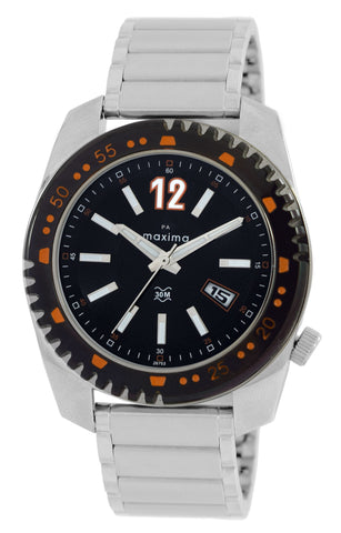 Maxima ATTIVO Men Black Dial Analogue Watch - 26754CMGT