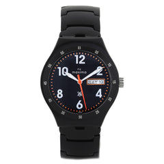 Maxima ALUMINIUM Men Black Dial Analogue Watch - 32481CMGB
