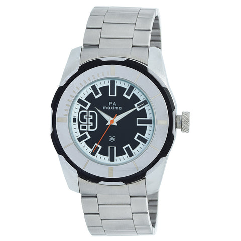 Maxima ATTIVO Men Black Dial Analogue Watch - 38484CAGI