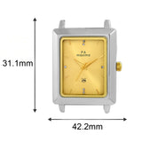 Maxima E-CO Men Gold Dial Analogue Watch - 40115CMGI