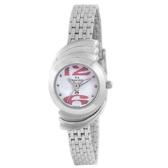 Maxima E-CO Women White Dial Analogue Watch - 41254CMLI