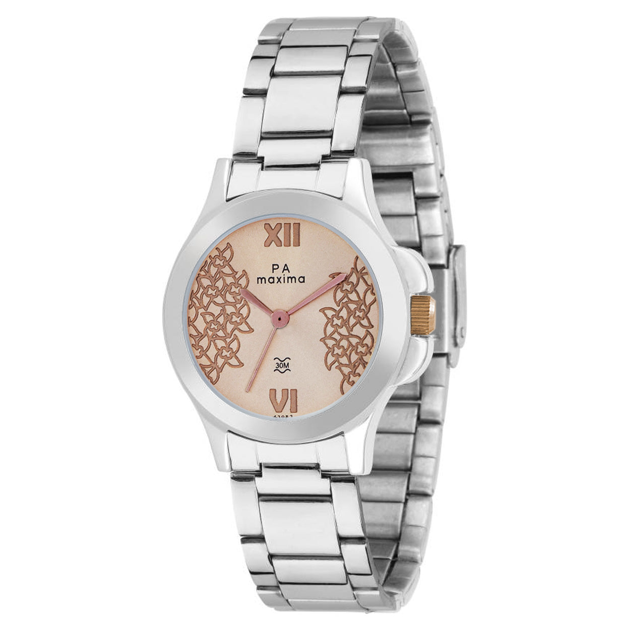 Maxima ATTIVO Women Rose Gold Dial Analogue Watch