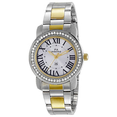 Maxima GOLD Women Silver Dial Analogue Watch - 43010CMLT