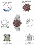 Maxima ATTIVO Men Brown Dial Analogue Watch - 47330CAGI
