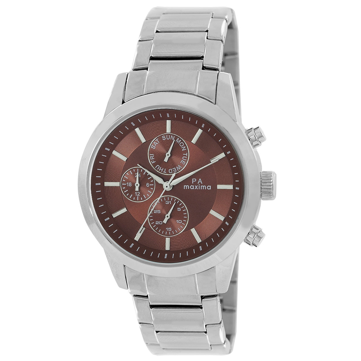 Maxima ATTIVO Men Brown Dial Analogue Watch 47330CAGI