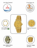 Maxima GOLD Women Gold Dial Analogue Watch - 48230CMLY