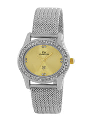 Maxima ATTIVO Women Beige Dial Analogue Watch - 48640CMLI