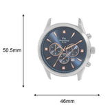 Maxima STEEL Men Blue Dial Analogue Watch - 48812CMGS