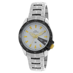 Maxima ATTIVO Men White Dial Analogue Watch - 49491CMGI