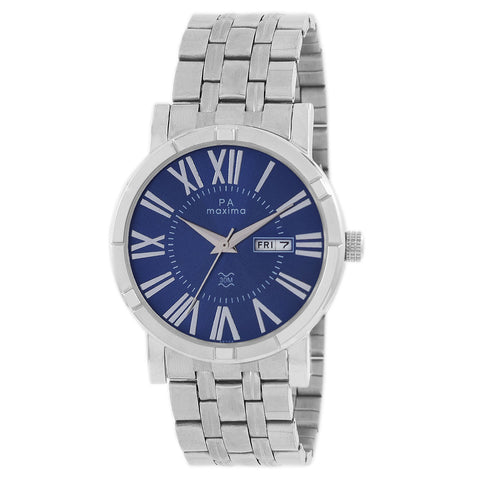 Maxima ATTIVO Men Blue Dial Analogue Watch - 49702CMGI