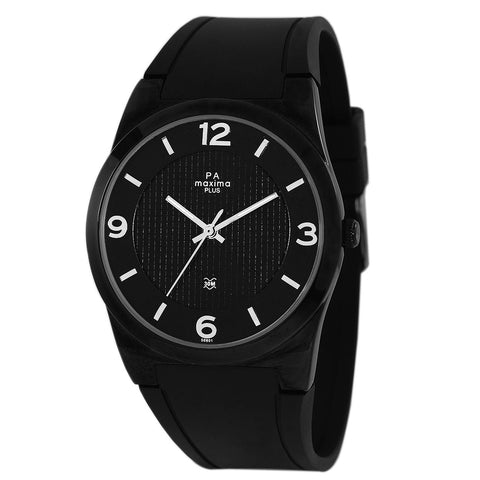 Maxima ATTIVO Men Black Dial Analogue Watch - 50801PAGB