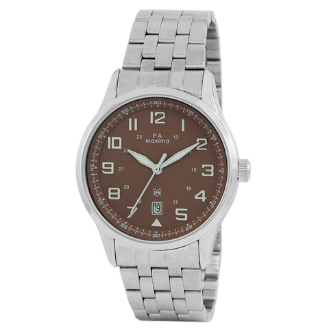 Maxima ATTIVO Men Brown Dial Analogue Watch - 51881CAGI