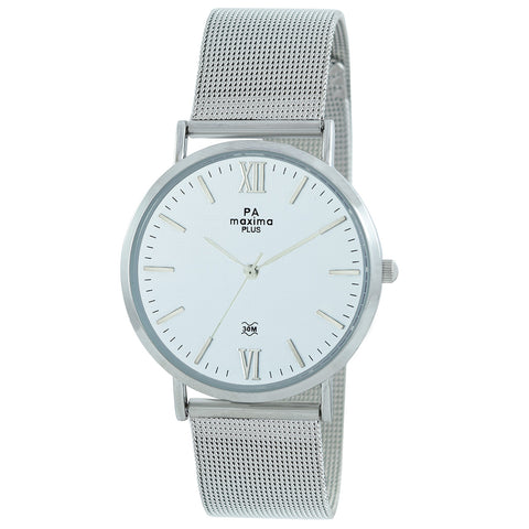 Maxima ATTIVO Men White Dial Analogue Watch - 54740CAGI