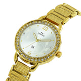 Maxima GOLD Women Silver Dial Analogue Watch - 55440BMLY