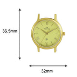 Maxima GOLD Women Beige Dial Analogue Watch - 56101CMLY