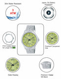 Maxima ATTIVO Men Gold Dial Analogue Watch - 58591CMGI