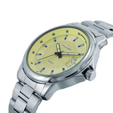 Maxima ATTIVO Men Gold Dial Analogue Watch - 58713CMGI