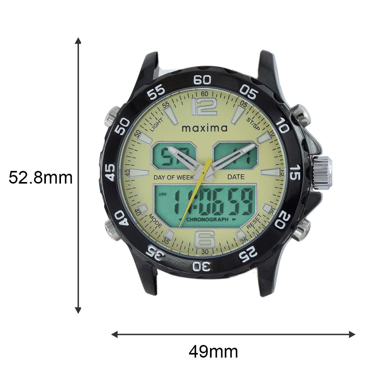 Maxima ADVENTURE Men Yellow Dial Analogue Watch 59350LMAN