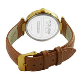 Maxima GOLD Women White Dial Analogue Watch - 61981LMLY