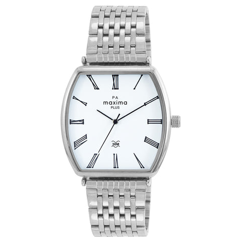 Maxima ATTIVO Men White Dial Analogue Watch - 62680CMGI