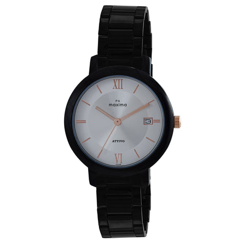 Maxima ATTIVO Women Silver Dial Analogue Watch - 63389CMLB