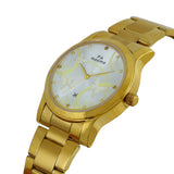 Maxima GOLD Women Silver Dial Analogue Watch - 63605CMLY