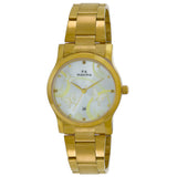 Maxima GOLD Women Silver Dial Analogue Watch - 63605CMLY