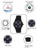 Maxima ATTIVO Men Blue Dial Analogue Watch - 64462CMGB