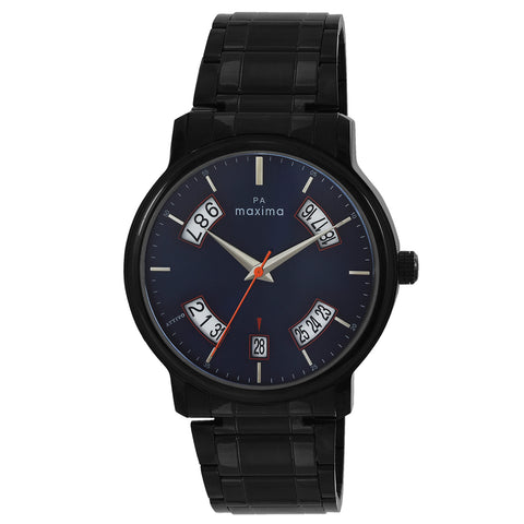 Maxima ATTIVO Men Blue Dial Analogue Watch - 64462CMGB