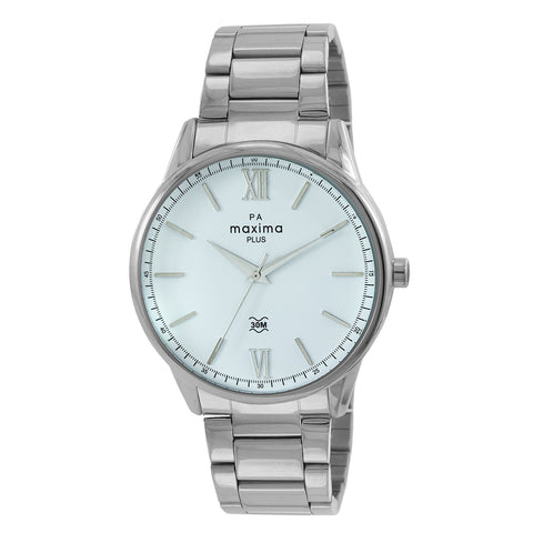 Maxima ATTIVO Men White Dial Analogue Watch - 65132CMGI