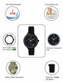 Maxima ATTIVO Women Black Dial Analogue Watch - 66242CMLB