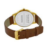 Maxima GOLD Men Gold Dial Analogue Watch - 66411LMGY