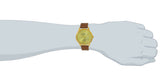 Maxima GOLD Men Gold Dial Analogue Watch - 66411LMGY