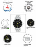 Maxima ATTIVO Men Black Dial Analogue Watch - 67033CMGI