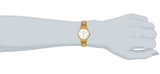Maxima GOLD Women White Dial Analogue Watch - 67082CMLY