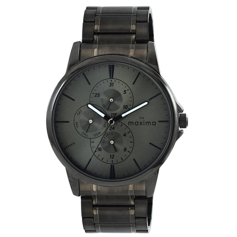 Maxima ATTIVO Men Grey Dial Analogue Watch - 67150CMGF